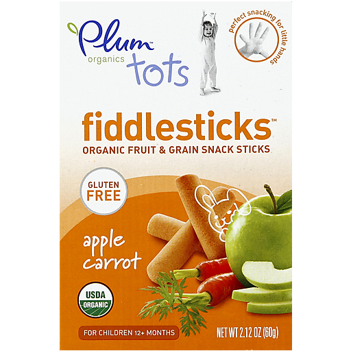 Plum Tots Fiddlesticks, Apple Carrot