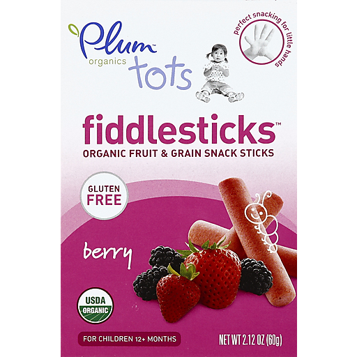 Plum Organics Tots Fiddlesticks Berry Gluten Free