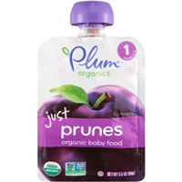 PLUM ORGANICS Baby Food Stage 1 Just Prunes