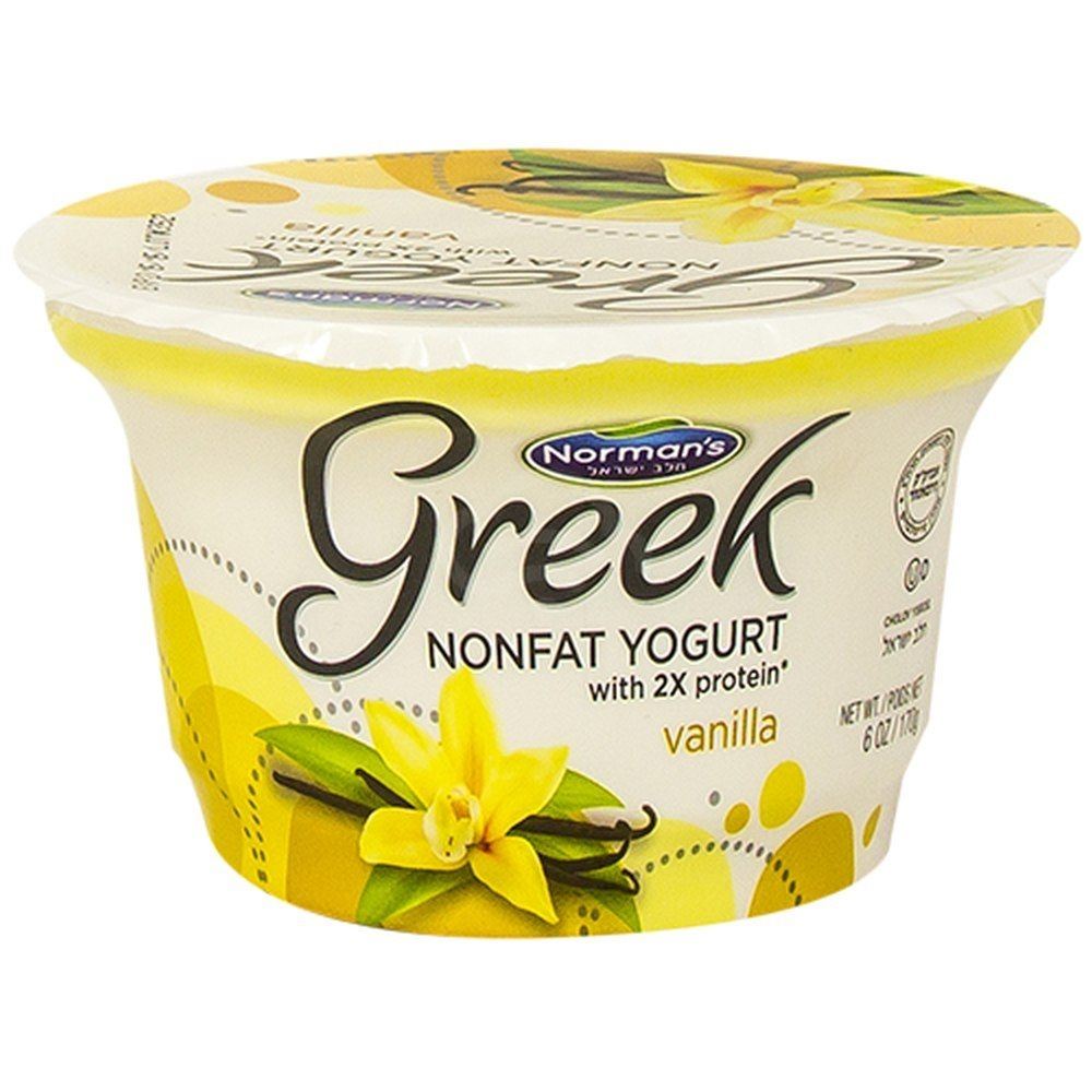Norman's Nonfat Vanilla Greek Yogurt, 6 Oz