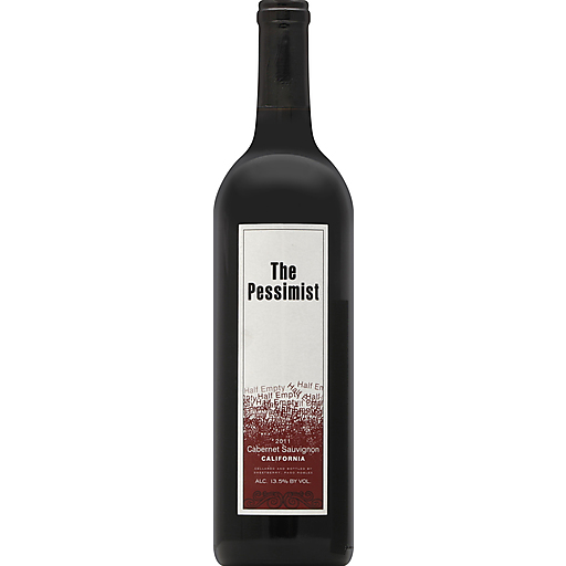 Pessimist Cabernet Sauvignon, California, 2011 750 Ml