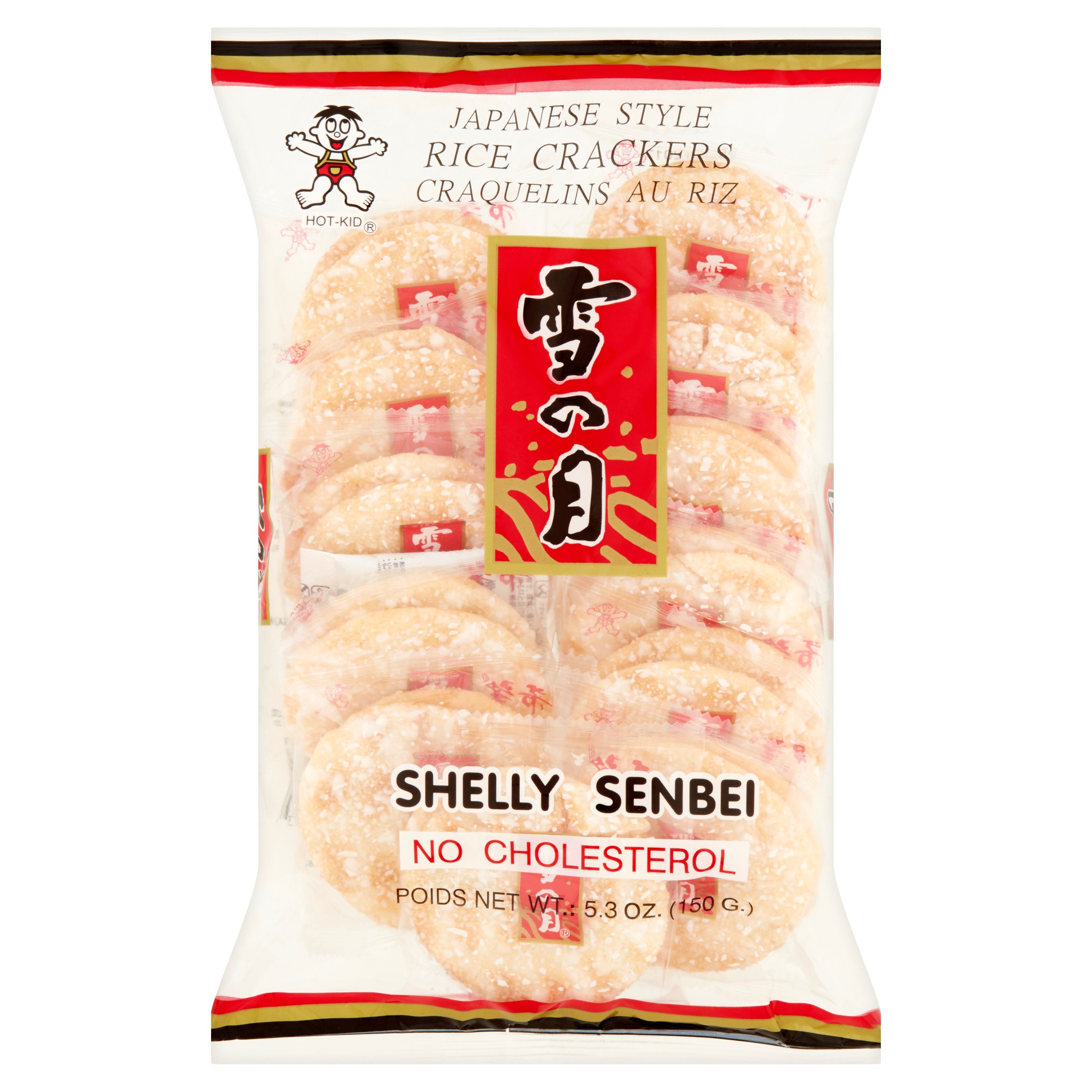 Hot Kid Shelly Senbei Japanese Style Rice Crackers, 5.3 Oz