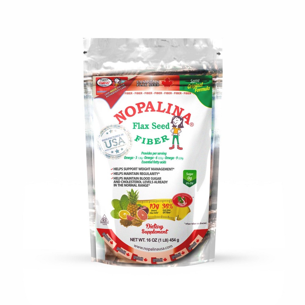 Nopalina Flax Seed Plus Fiber Dietary Supplement - 16oz
