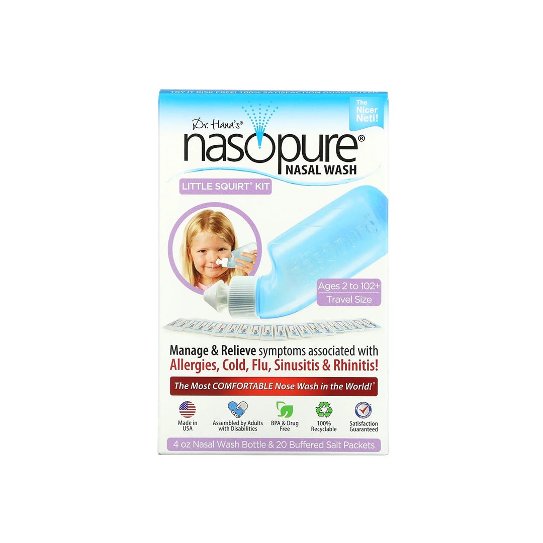 Dr. Hana's Nasopure Nasal Wash System, Little Squirt Kit, 1 Kit