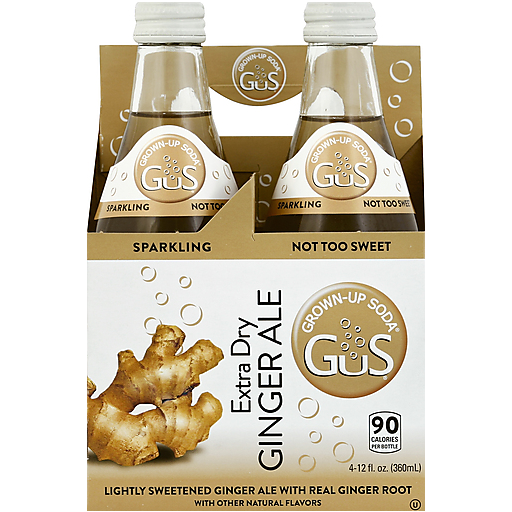 GuS Grown-Up Soda Extra Dry Ginger Ale