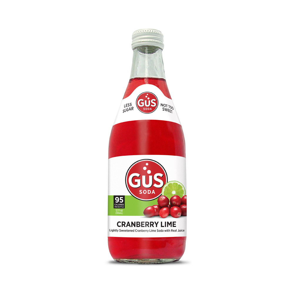 GuS Grown-Up Soda, Dry Cranberry Lime