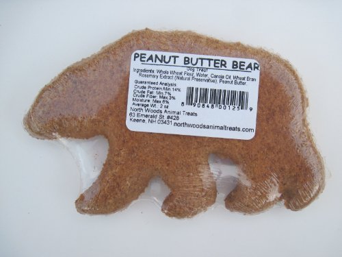 Peanut Butter Bear All Natural Dog Cookie