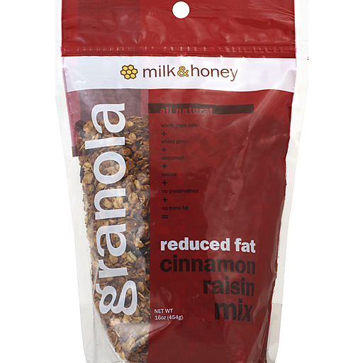 Milk & Honey Reduced Fat Cinnamon Raisin Mix Granola, 16 Oz