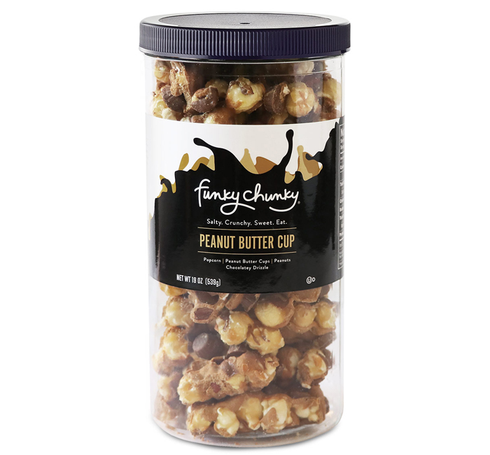 Funky Chunky Gourmet Popcorn And Pretzel Mixes - 19oz Canister