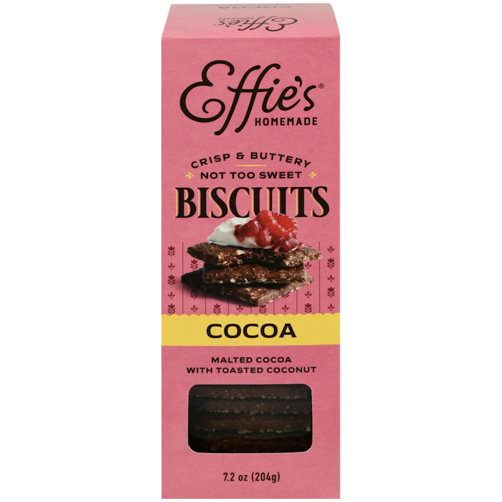 Effie's Homemade Biscuits, Cocoa 7.2 Oz