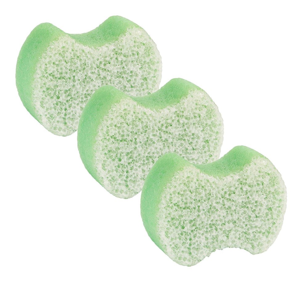 Spongeables Pedi Scrub Foot Buffer 20+ Citron Eucalyptus