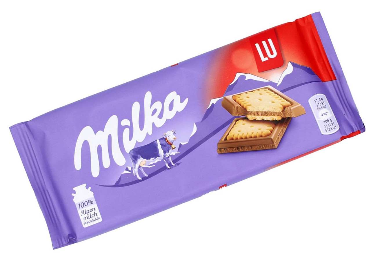 Milka Lu Cookies Bar 3 Oz