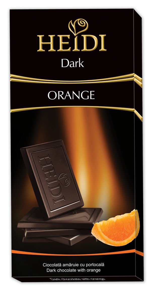 Heidi Dark Chocolate Orange 80g