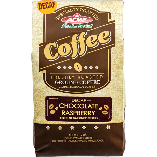 Acme Fresh Market Decaf Chocolate Raspberry Ground Coffee