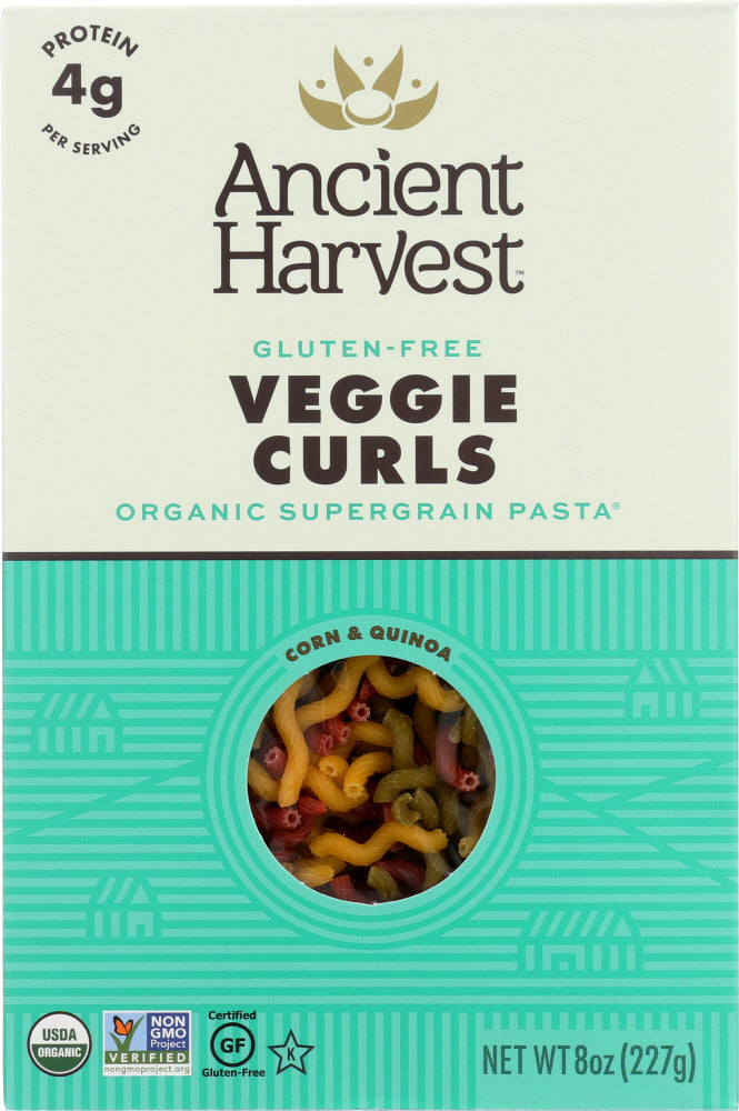 Ancient Harvest Gluten Free Organic Supergrain Pasta Veggie Curls