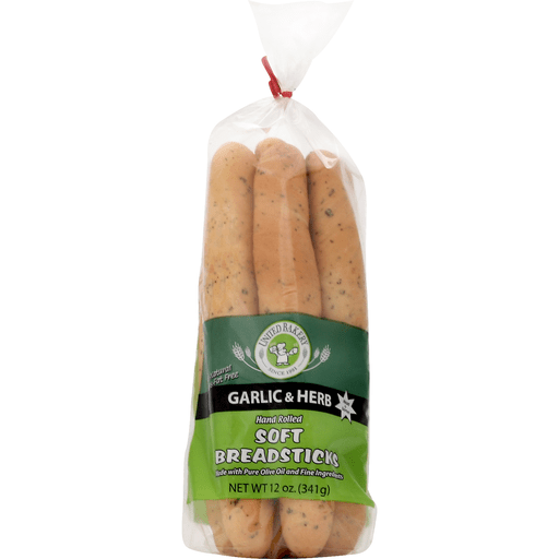 United Bakery Breadsticks, Soft, Hand Rolled, Garlic & Herb