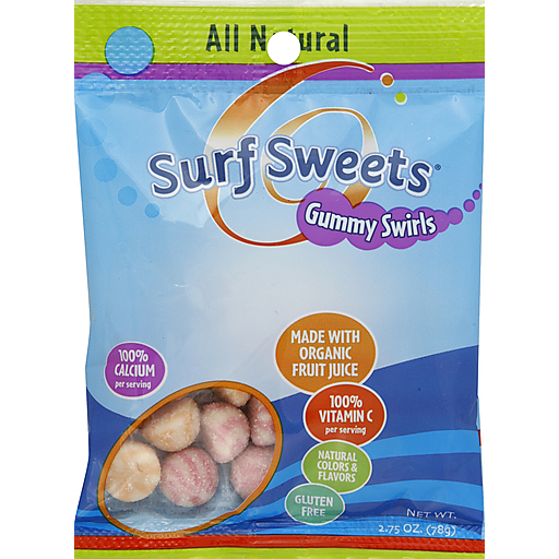 Surf Sweets Gummy Swirls 2.75 Oz