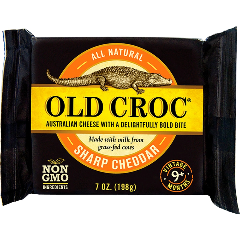 Old Croc Sharp Cheddar Cheese 7 Oz