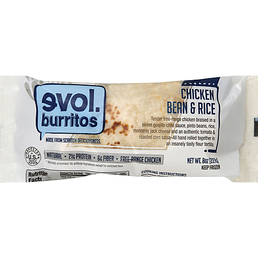 Evol Burrito Shredded Chicken