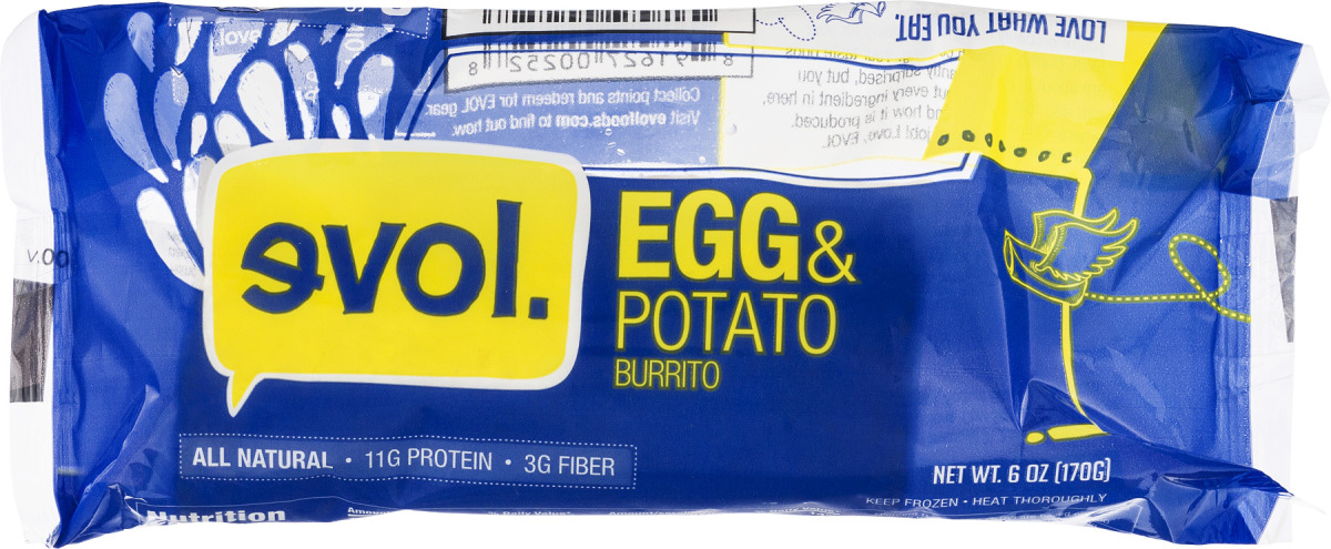 Evol. Burrito Egg/potato 6 Oz