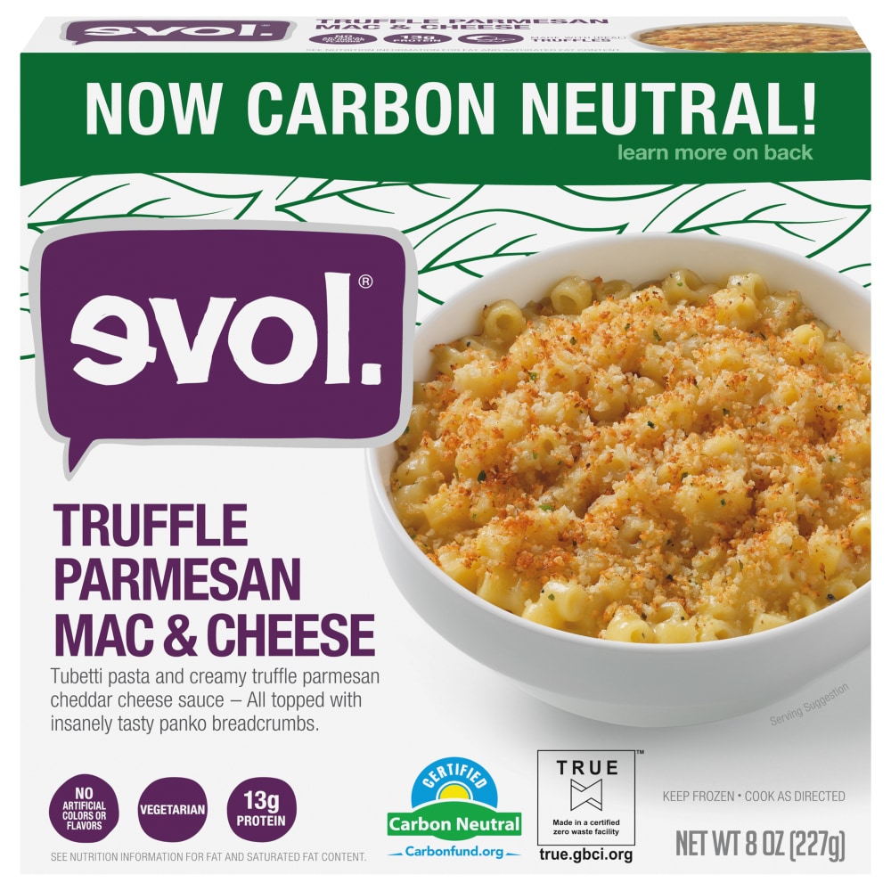 Evol. Bowl Truffle Parmesan Mac & Cheese Frozen Meal