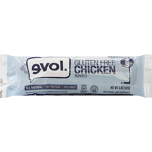 Evol Gluten Free Chicken Burrito - 5 Oz