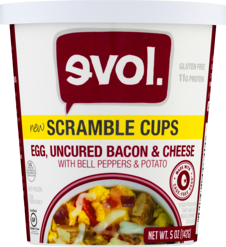 Evol Egg, Uncured Bacon & Cheese With Bell Peppers & Potato