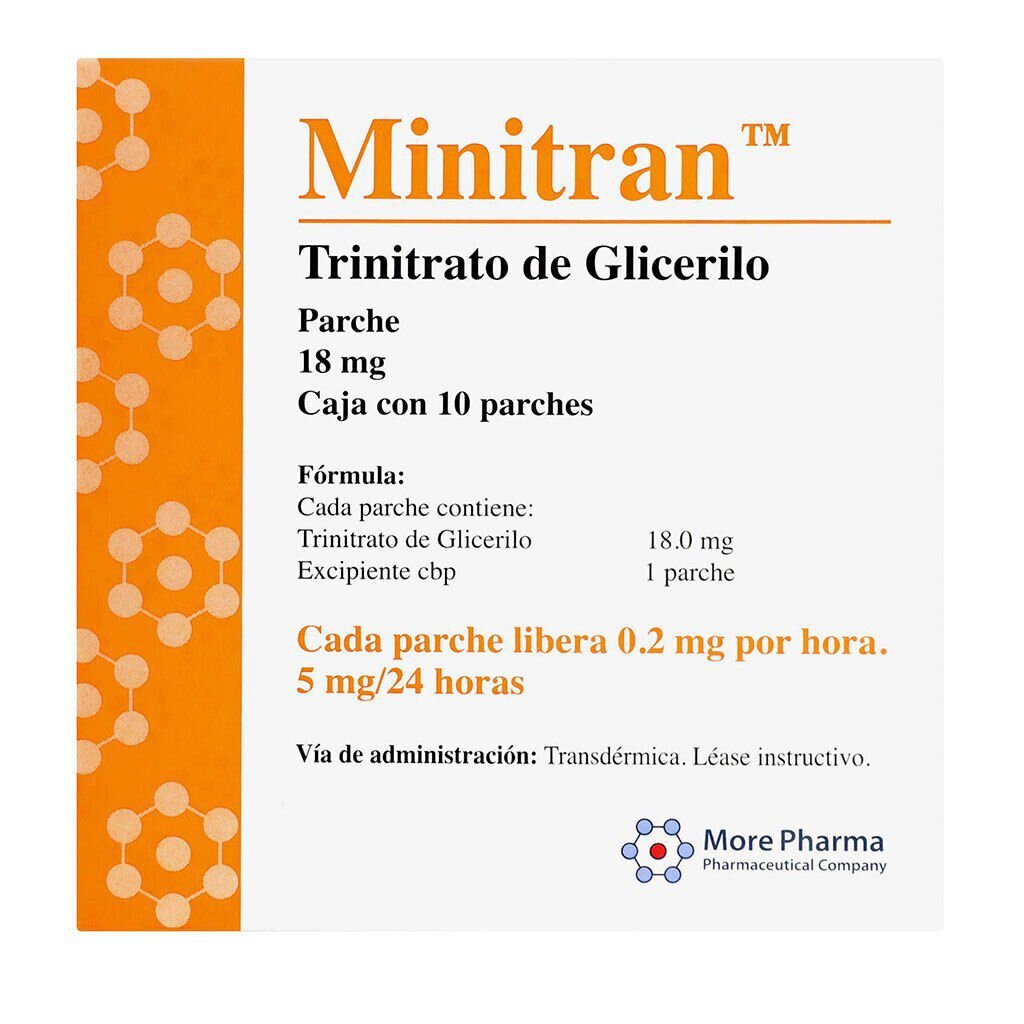 Minitran 18 Mg Caja Con 10 Parches