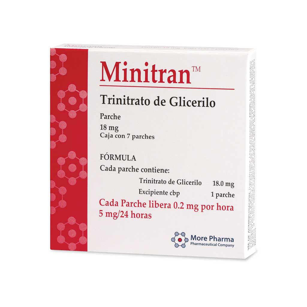 Minitran 18 Mg Caja Con 7 Parches