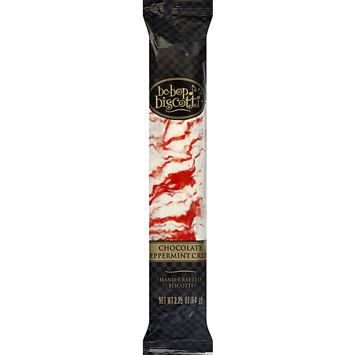Be Bop Biscotti Hand Crafted, Chocolate Peppermint Crush