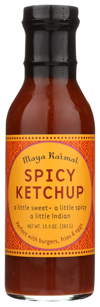 Maya Kaimal Ketchup, Spicy, Medium 13.5 Oz
