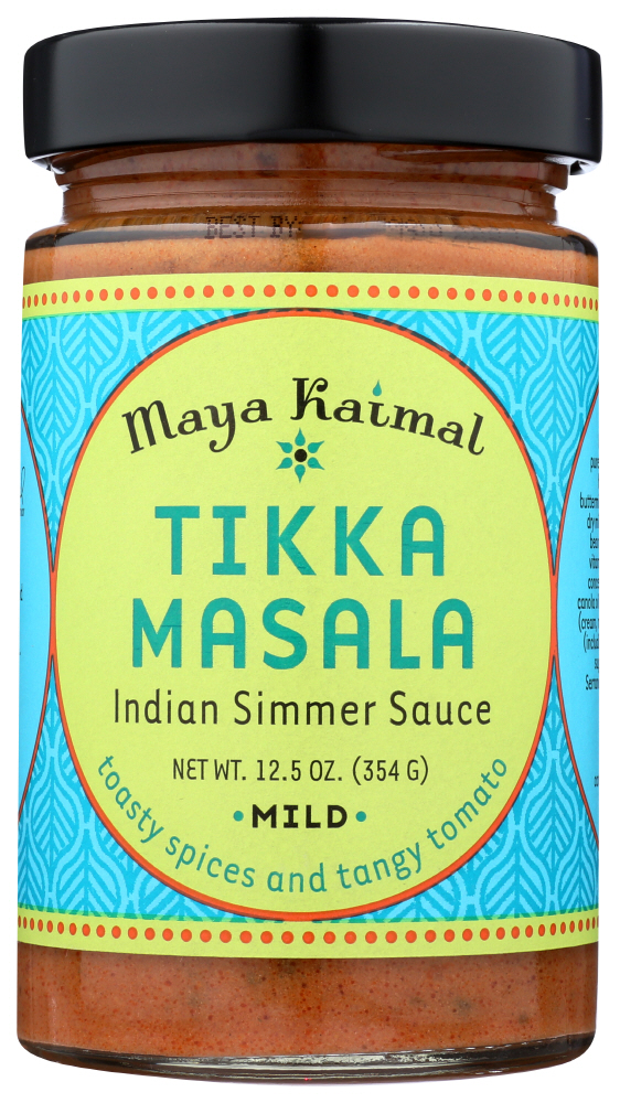 Maya Kaimal Indian Simmer Sauce, Tikka Masala, Mild - 12.5 Ounce