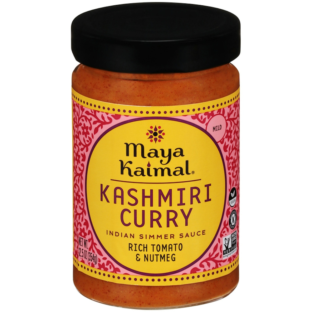 Maya Kaimal Kashmiri Curry Indian Simmer Sauce, 12.5 Ounce, Mild