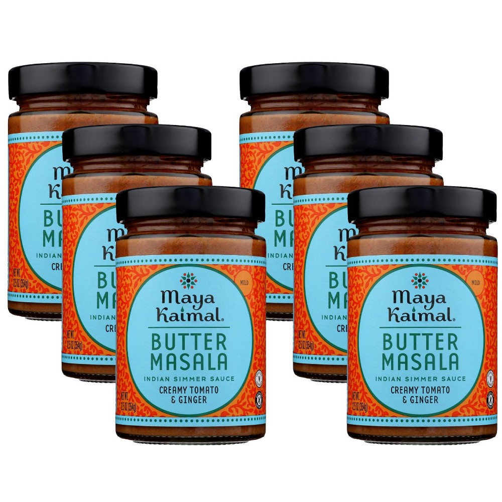 Maya Kaimal Indian Simmer Sauce, Butter Masala, Mild - 12.5 Ounce