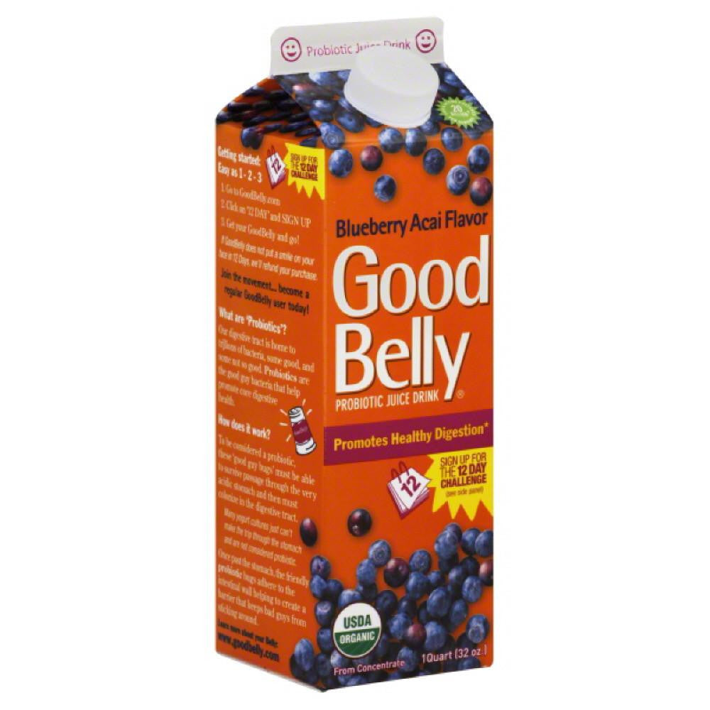GoodBelly Probiotics Juice Drink, Blueberry Acai Flavor