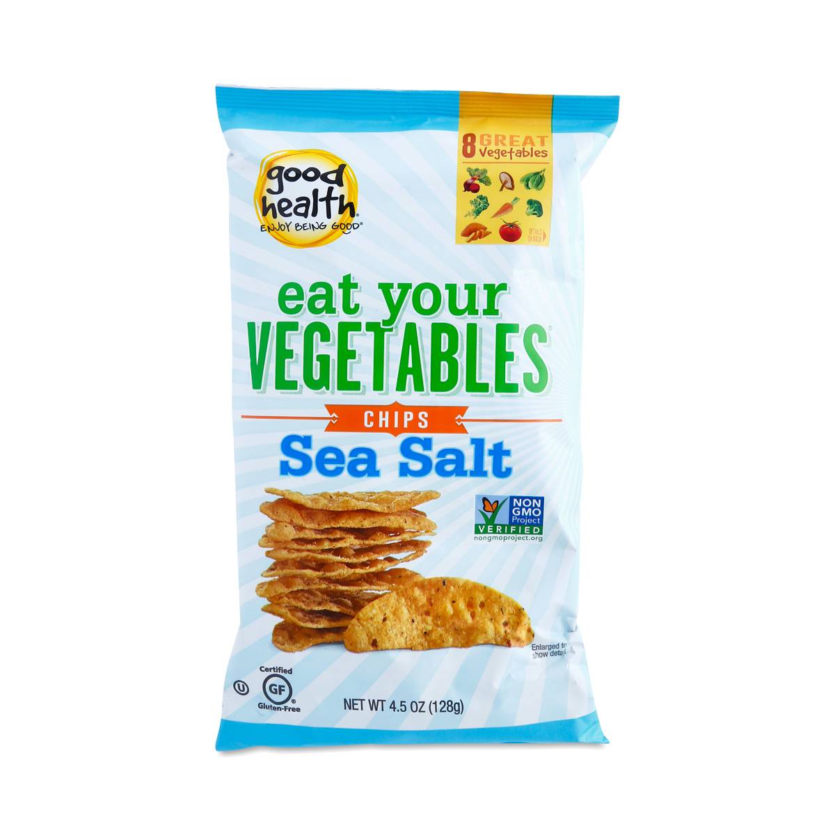 Good Health Eat Your Vegetables Sea Salt Veggie Chips, 4.5 Ounce