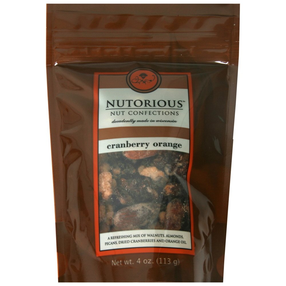 Nutorious Cranberry Orange Nut Confections 4.00 Oz