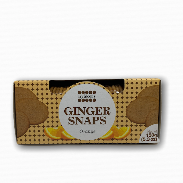 Nyakers Ginger Snaps Orange 150g
