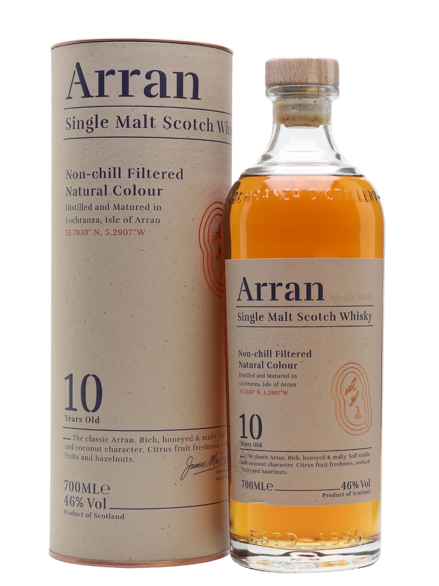 Arran 10 Year Old Single Malt Scotch Whisky
