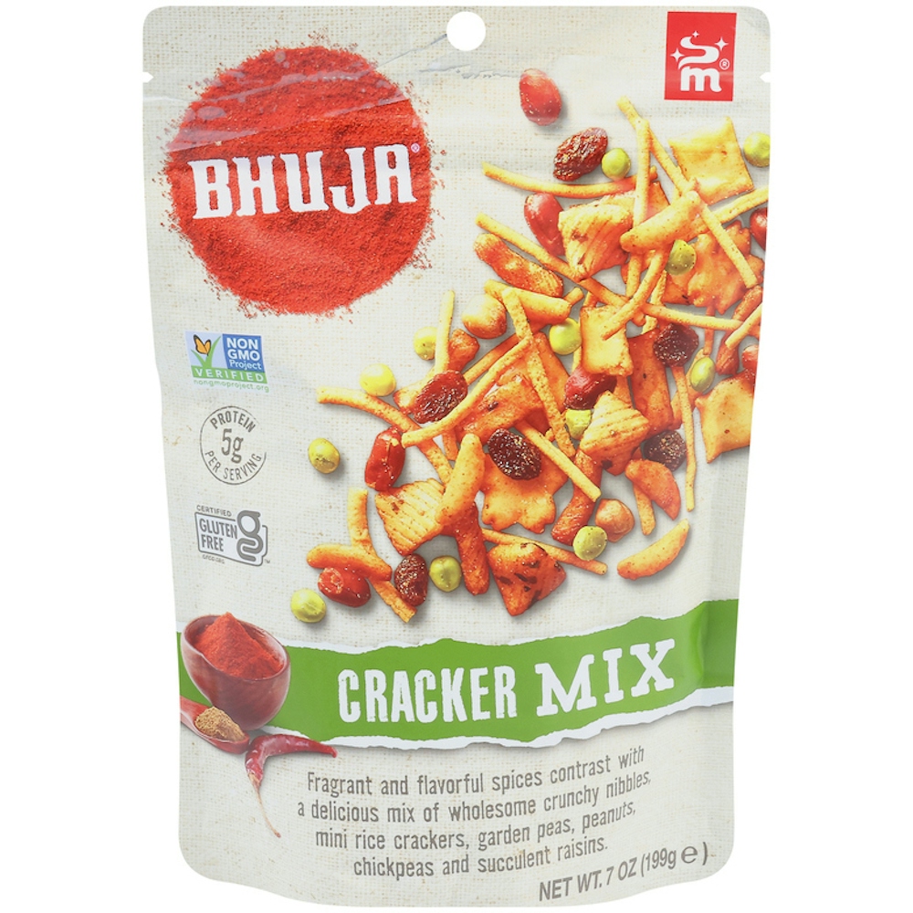 Bhuja Snacks - Cracker Mix - Case Of 6 - 7 Oz