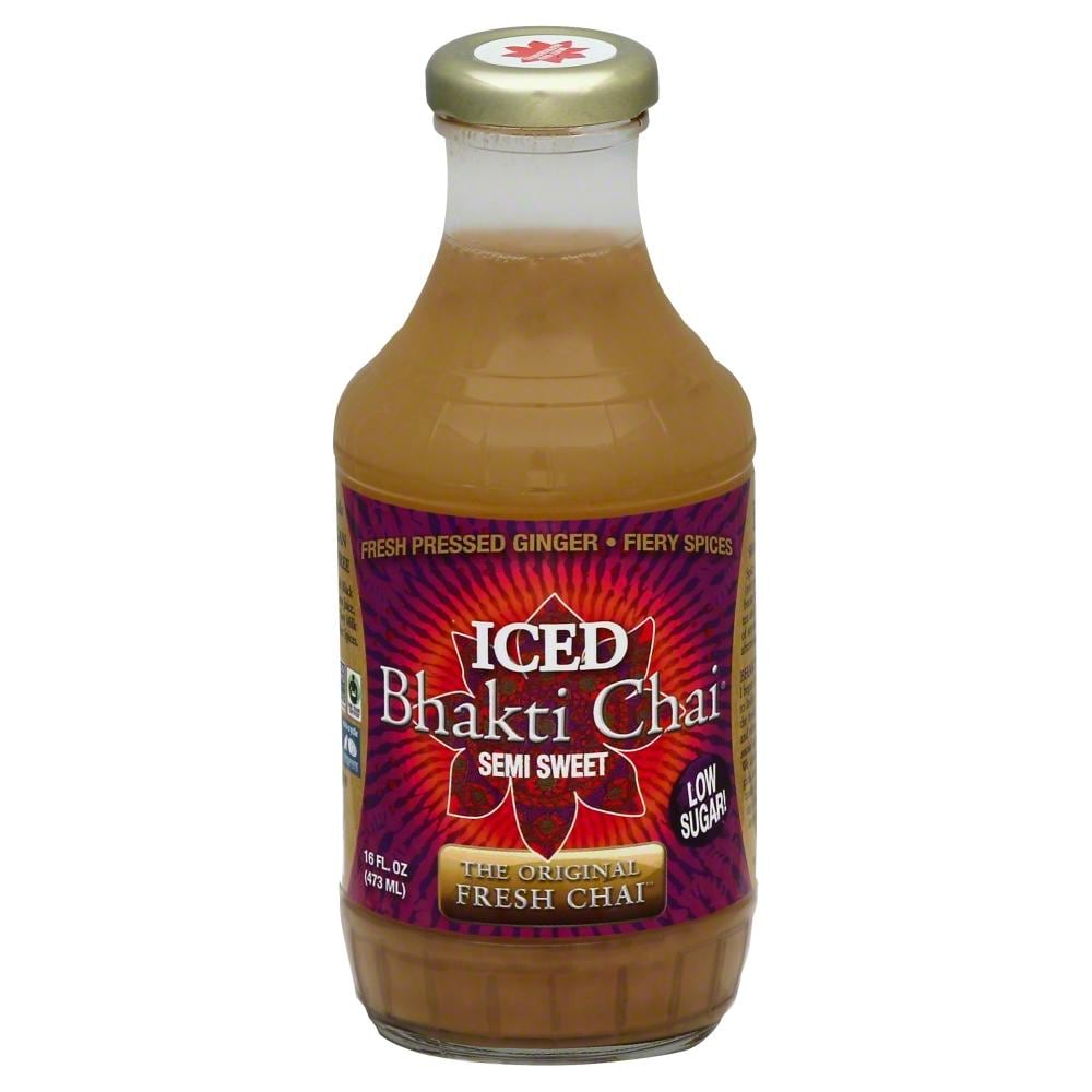 Bhakti Chai Iced Tea Semi Sweet - 16oz