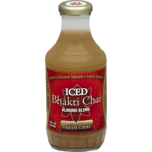 Bhakti Chai Iced, Original Almond Blend, 12 Of 16 OZ