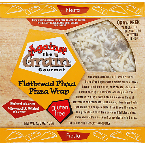 Against the Grain Flatbread Pizza/Pizza Wrap, Gluten Free, Fiesta