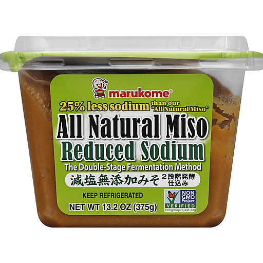 Marukome Miso, All Natural, Reduced Sodium 13.2 Oz
