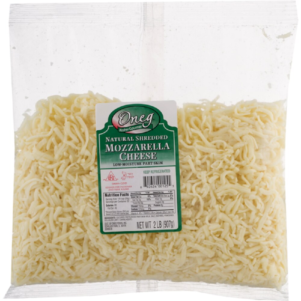 Oneg Mozzarella Cheese Shredded