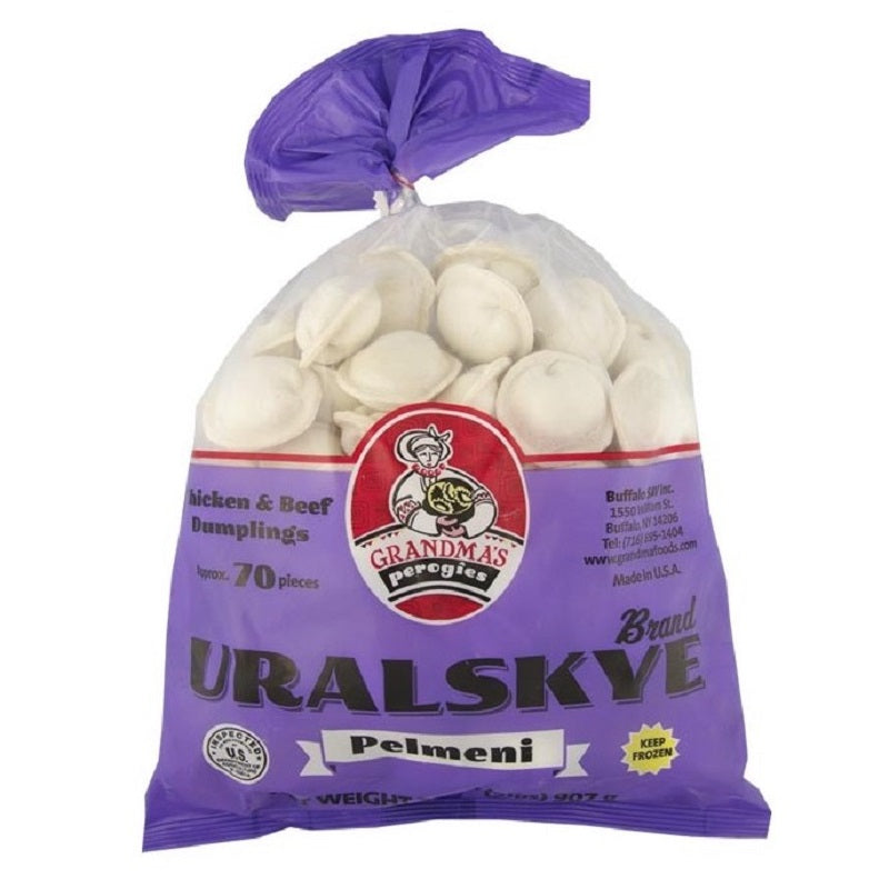 Grandma's Dumplings Uralskie Chicken & Beef, GM- 2lb