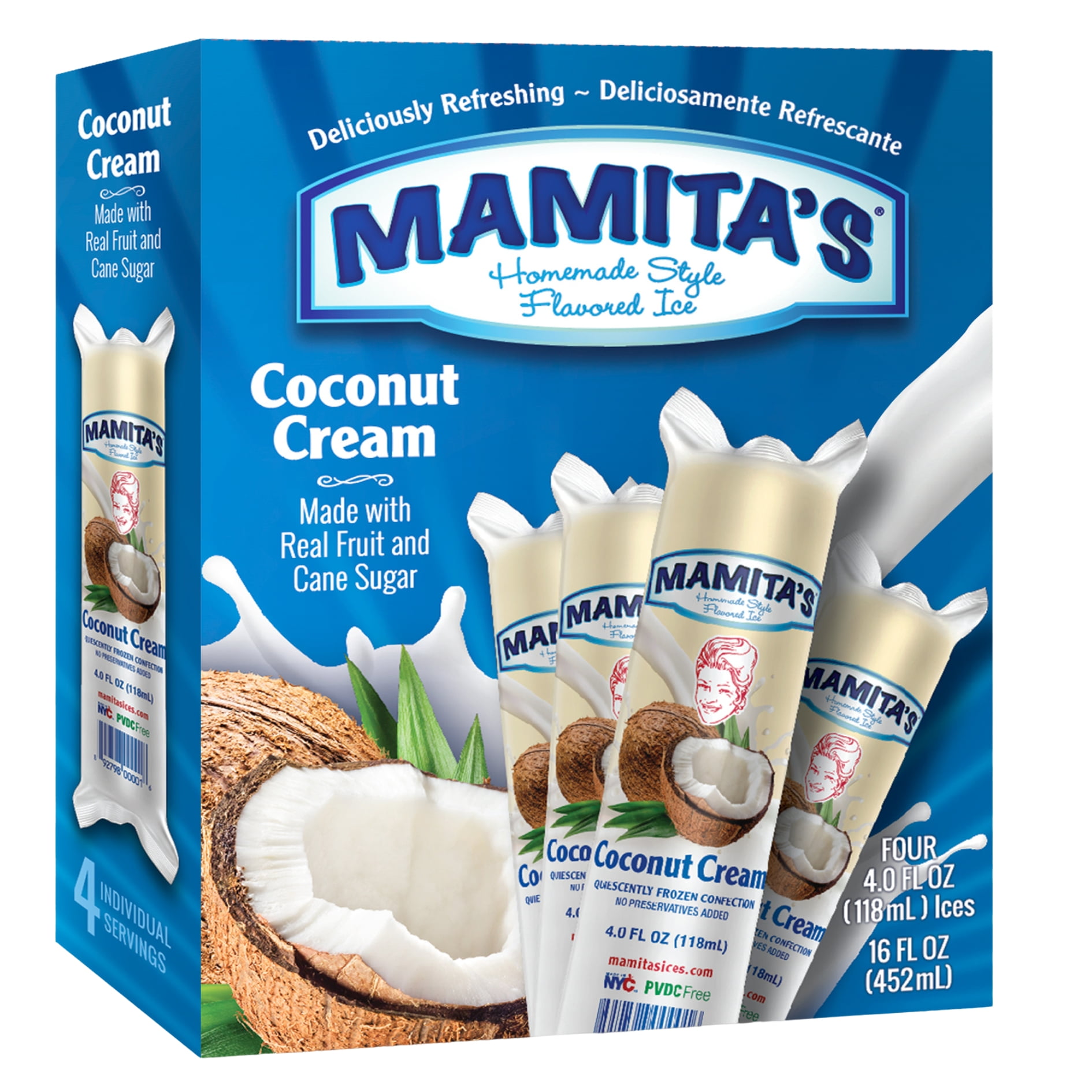 Mamita's Coconut Cream 4Pk