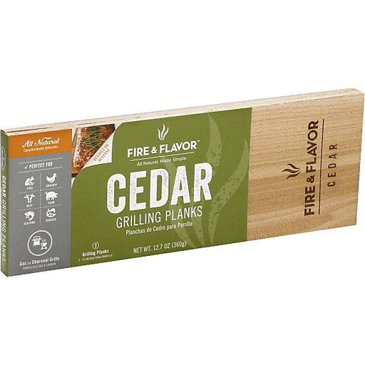 Fire & Flavor Grilling Planks, Premium, Cedar