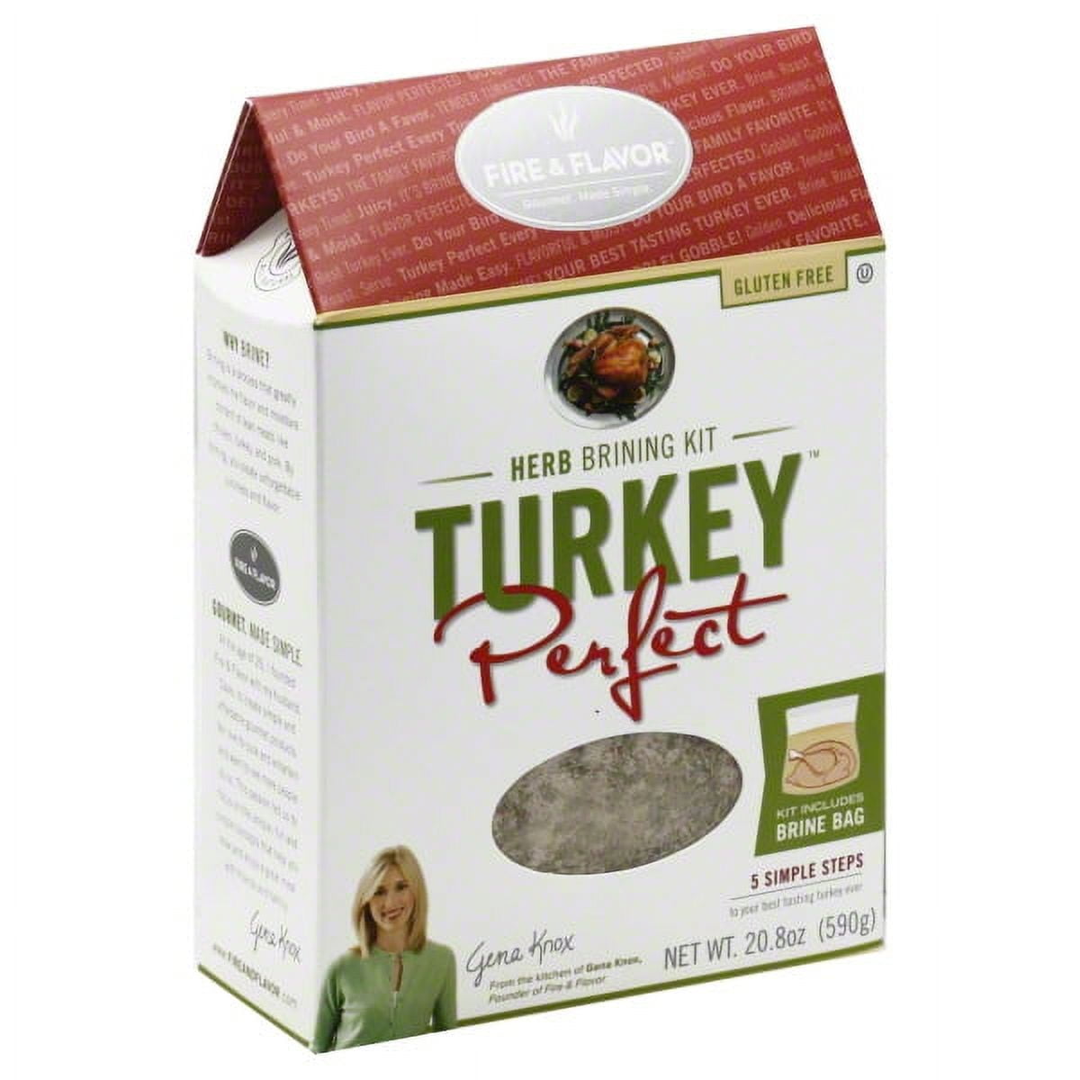 Fire & Flavor Turkey Perfect Herb Brine Kit