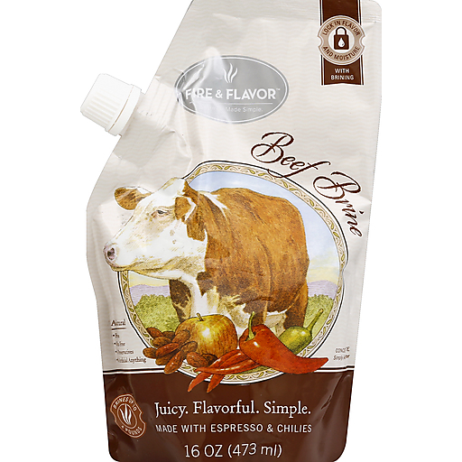 Fire & Flavor Brine, Beef 16 Oz